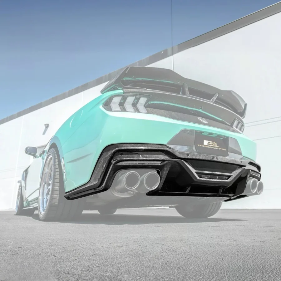 FFP 2024-Up Ford Mustang S650 Dark Horse Style Rear Bumper Diffuser