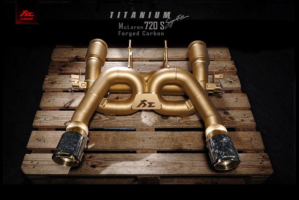 Alternative view of FI Exhaust 2017-2023 Mclaren 720S Coupe / Spider Titanium Exhaust System