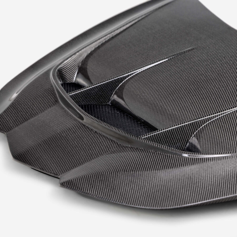 AC 2020-2026 Chevrolet Corvette C8 Type-Z1 Double Sided Carbon Fiber Hood - Image 5