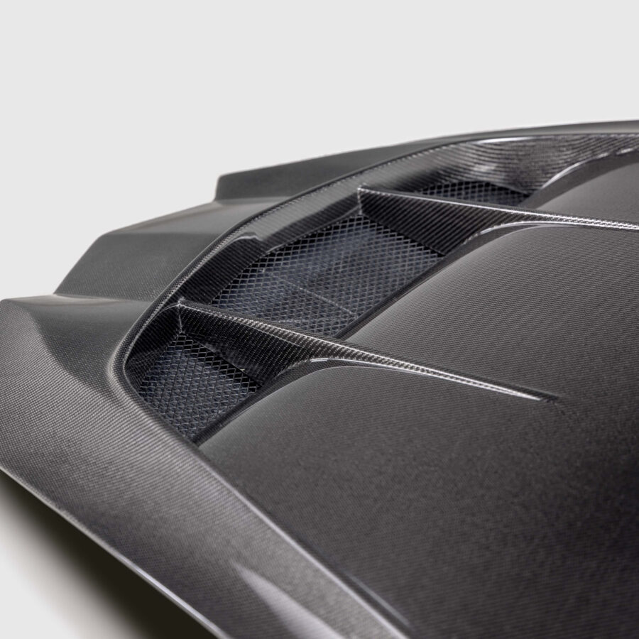 AC 2020-2026 Chevrolet Corvette C8 Type-Z1 Double Sided Carbon Fiber Hood - Image 4