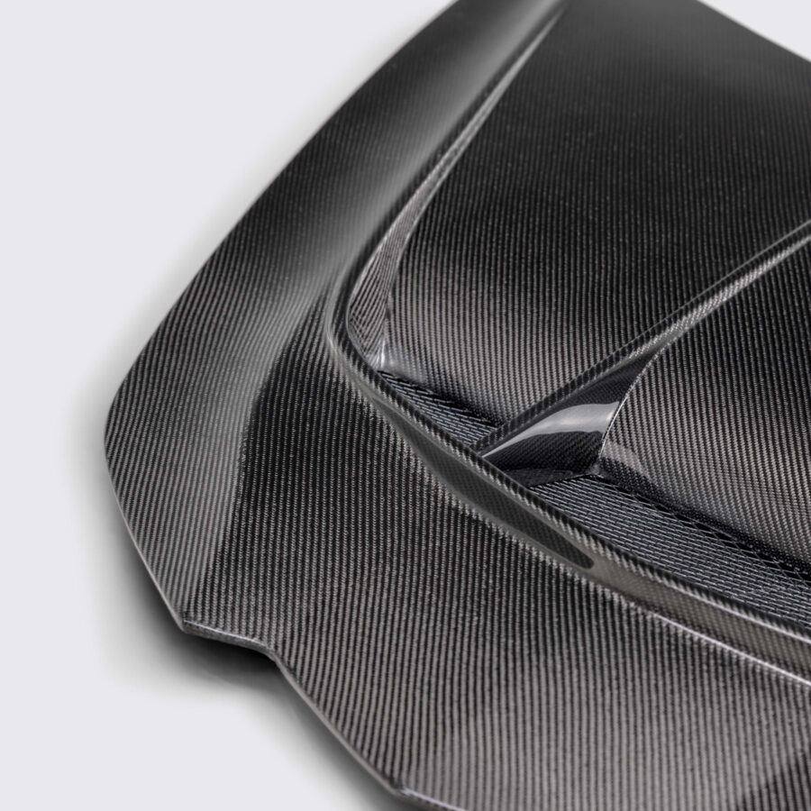 AC 2020-2026 Chevrolet Corvette C8 Type-Z1 Double Sided Carbon Fiber Hood - Image 3
