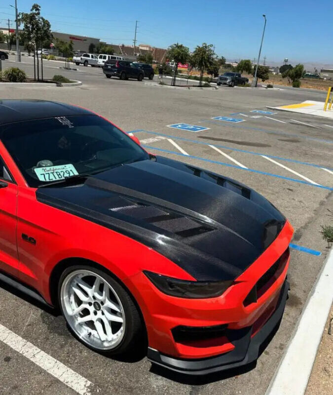 MAZ 2015-2017 Ford Mustang AMS Hood
