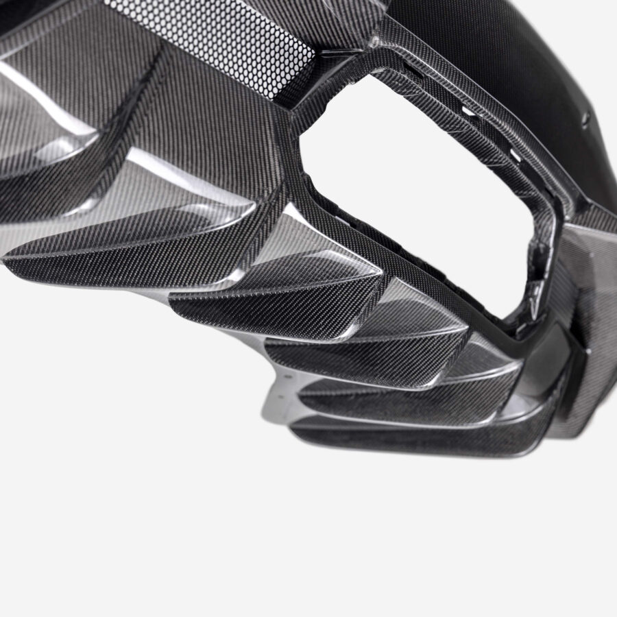 AC 2023-2026 Corvette C8 Z06 Type-AZ Carbon Fiber Rear Diffuser - Image 4