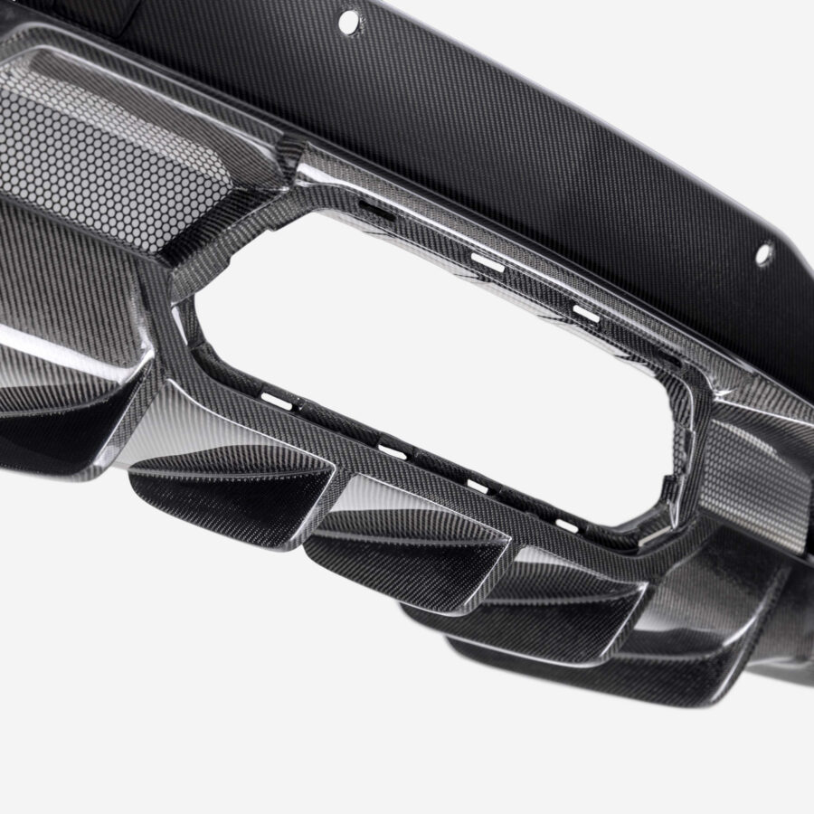 AC 2023-2026 Corvette C8 Z06 Type-AZ Carbon Fiber Rear Diffuser - Image 5