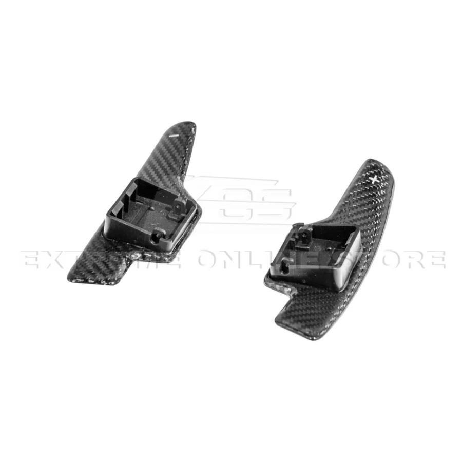 EOS 2020-2026 Corvette C8 Dry Carbon Fiber Steering Wheel Paddle Shifters Replacement - Image 14