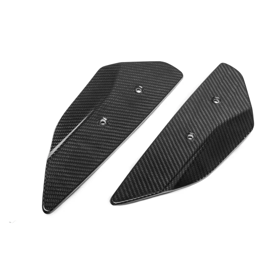 EOS 2020-2026 Corvette C8 GM Factory Style DRY CARBON FIBER Rear Spoiler Side Winglets - Image 7