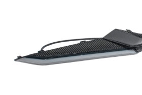 Extreme Online Store EOS Corvette C8 Z06 Models Carbon Fiber Sequential LED DRL Light Bar Bezel Insert for C8 Corvette -