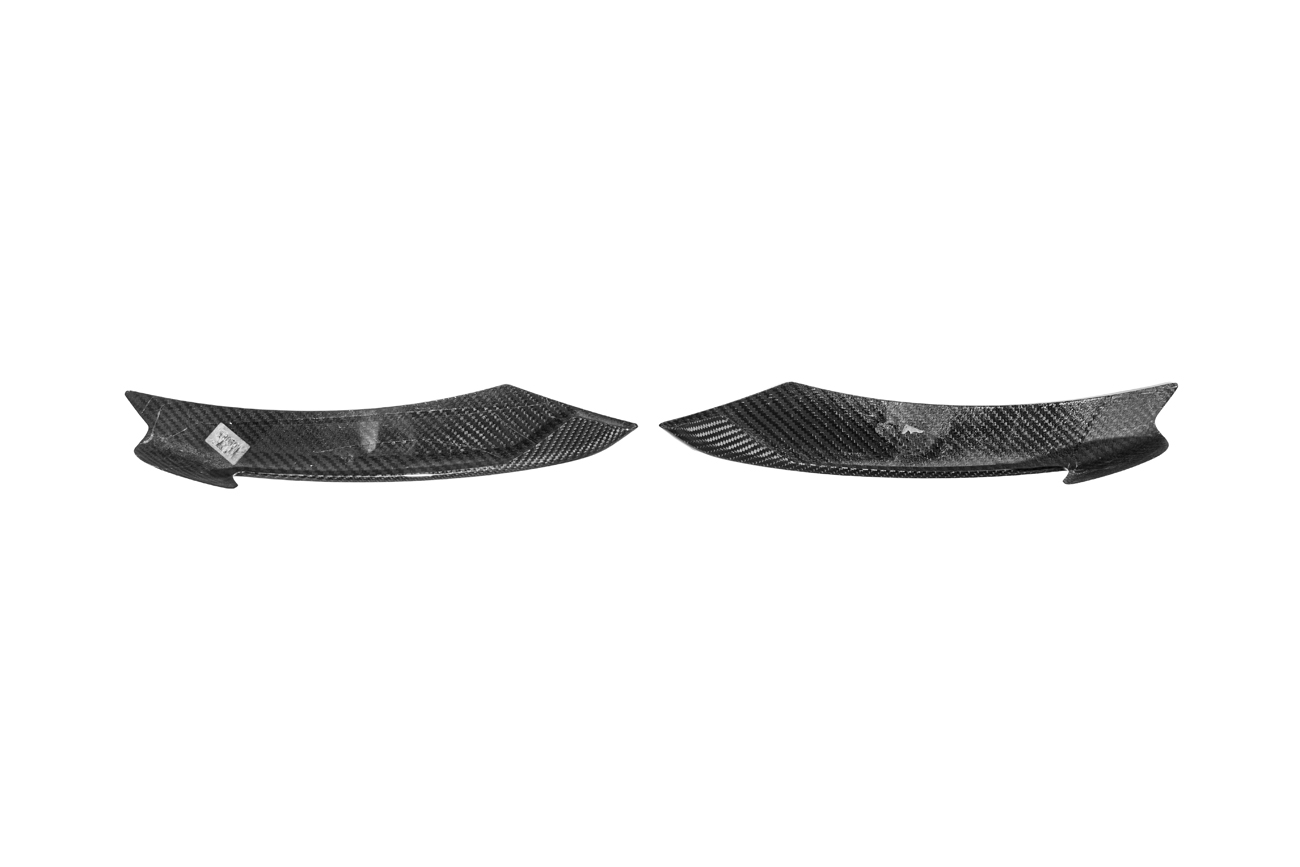 FFP 2015-2020 Ford Mustang Shelby GT350 Dry Carbon Fiber Front Fog Light Eyebrow Cover - Image 3