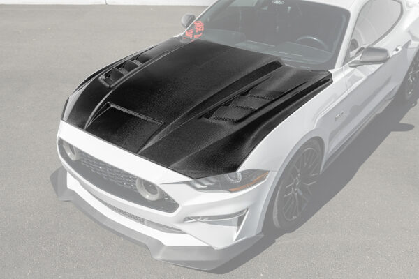 FFP 2018-2023 Ford Mustang Terminator Style Front Vented Bumper Hood