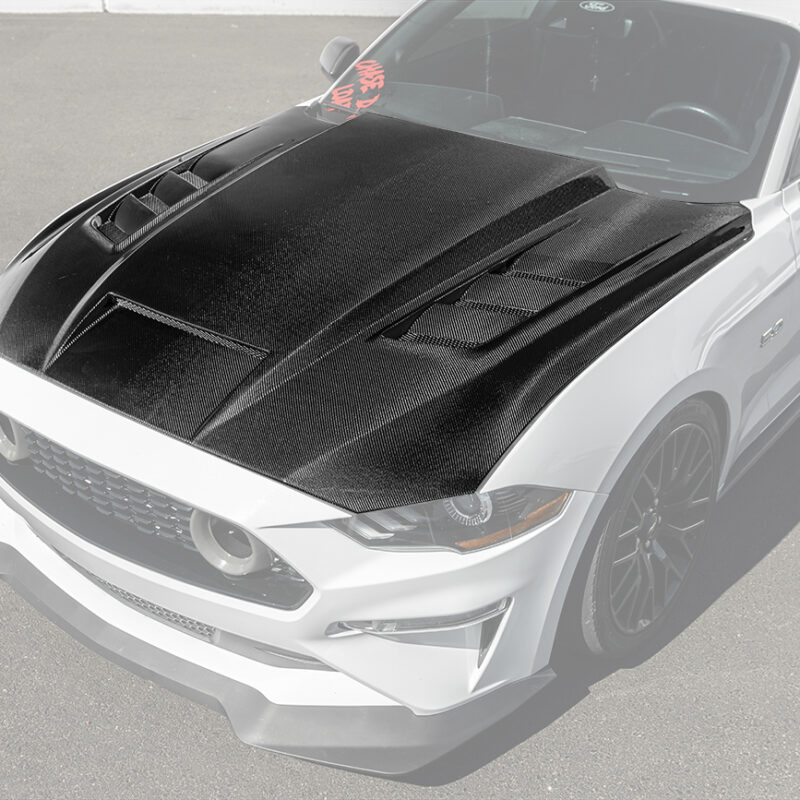 FFP 2018-2023 Ford Mustang Terminator Style Front Vented Bumper Hood