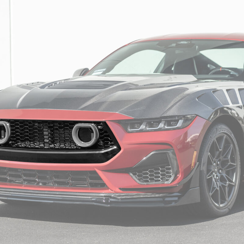 FFP 2024-2026 Ford Mustang GTV Style Front Upper Grille LED Air Intakes