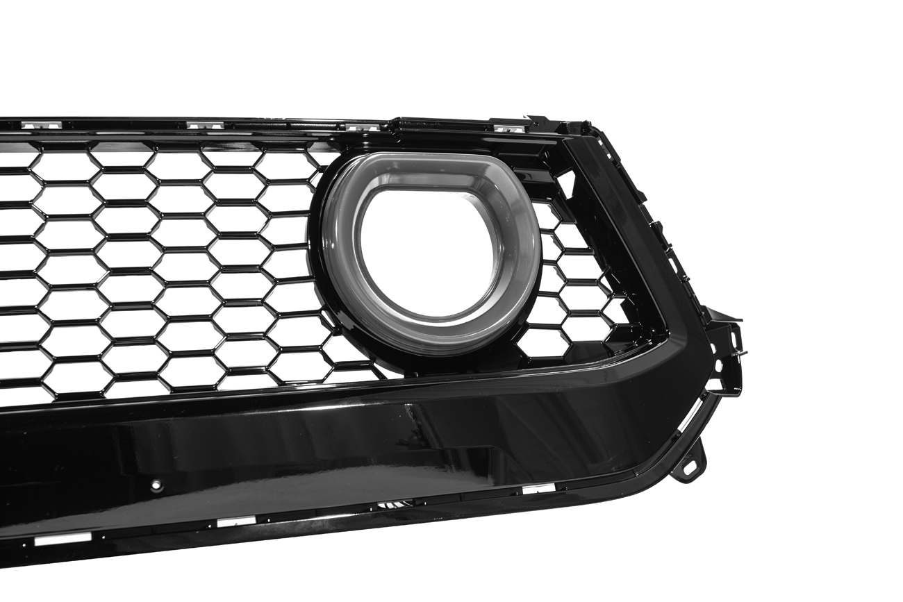 FFP 2024-2026 Ford Mustang GTV Style Front Upper Grille LED Air Intakes - Image 3