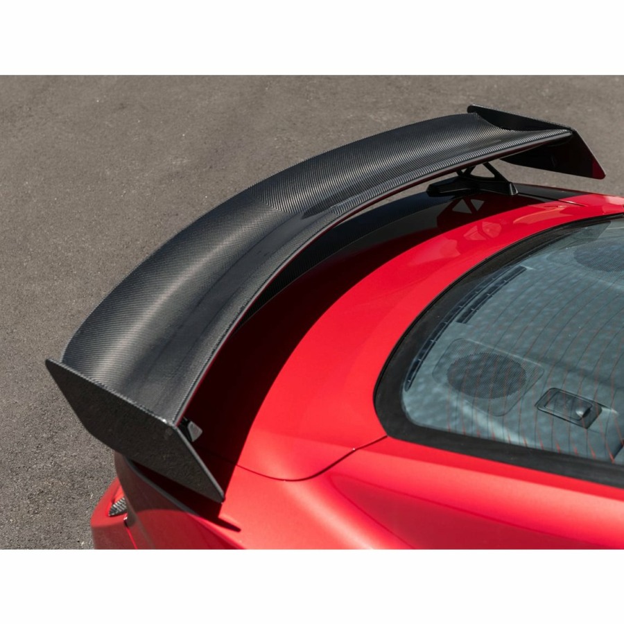 FFP 2024-2025 Ford Mustang GT500 V3 Dry Carbon Fiber Track Pack Rear Wing – Ceramic Pro PPF - Image 2