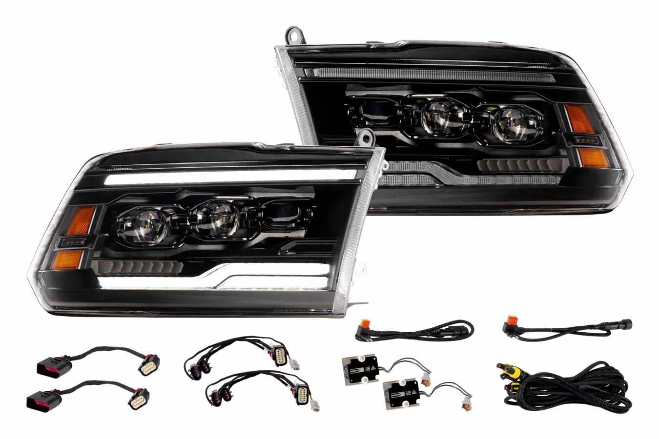 Morimoto 2009-2018 Dodge Ram 1500 XB Evo Hybrid LED Headlights