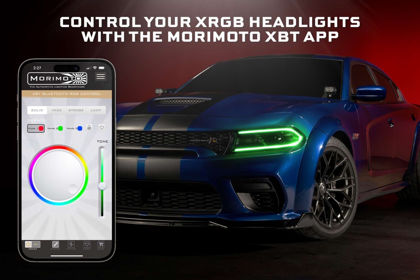 Morimoto 2015-2023 Dodge Charger XRGB LED Headlights - Image 2