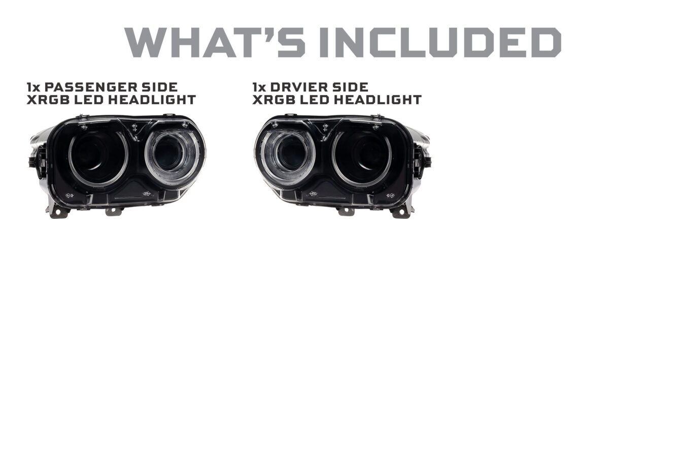 Morimoto 2015-2023 Dodge Challenger XRGB LED Headlights - Image 3