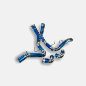 RYFT 2015-2021 McLaren 570S Titanium Race Exhaust w/ Blue...