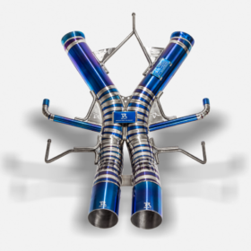RYFT P1 HYPR Titanium Race Exhaust w/ Burnt Ti Tips (Edition Of 8) - Image 2