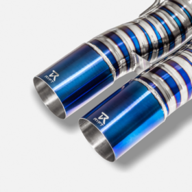 RYFT P1 HYPR Titanium Race Exhaust w/ Burnt Ti Tips (Edition Of 8) - Image 3