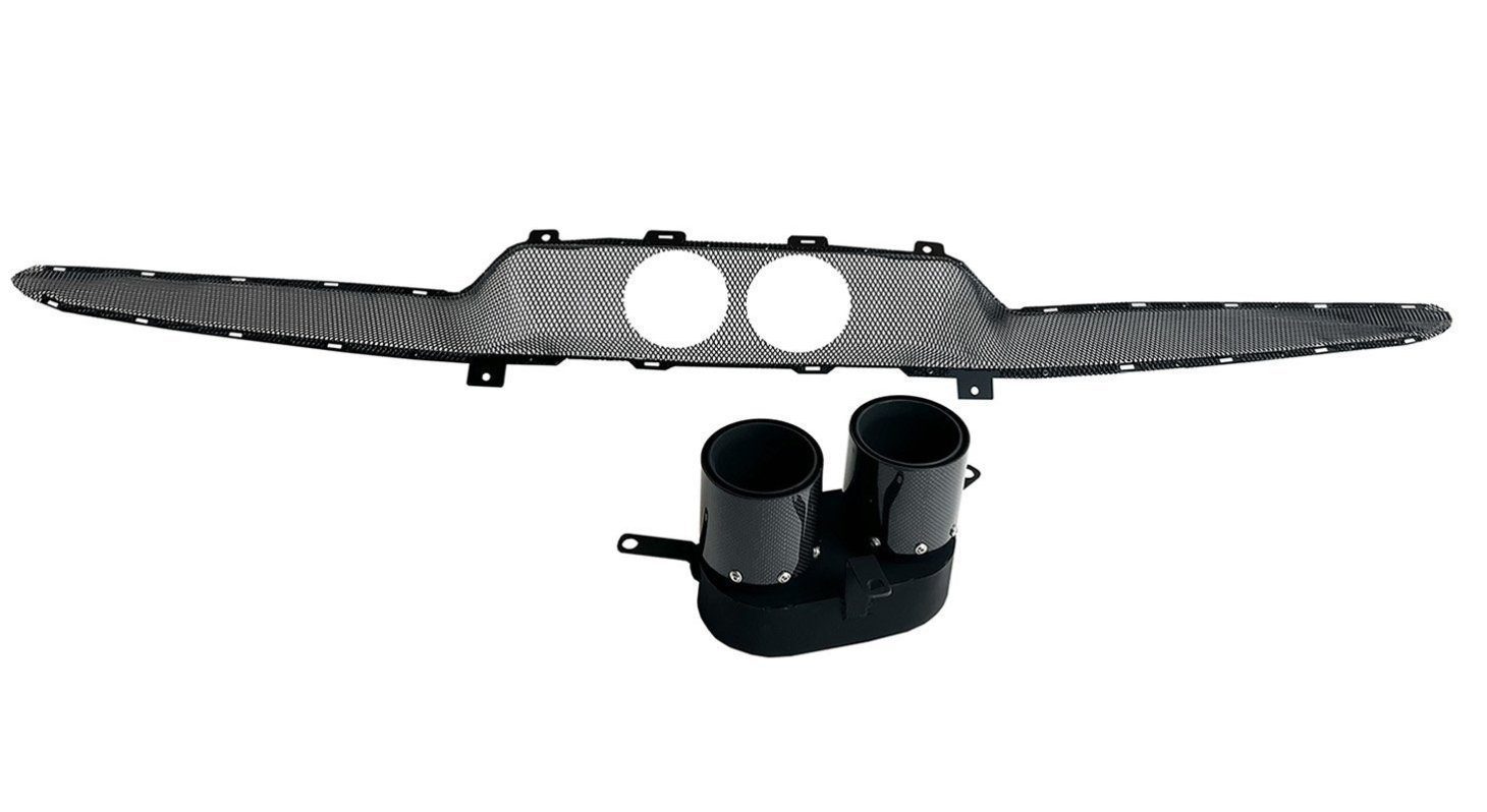 NOVITEC Carbon Fiber Tailpipes for Ferrari 296 GTB GTS