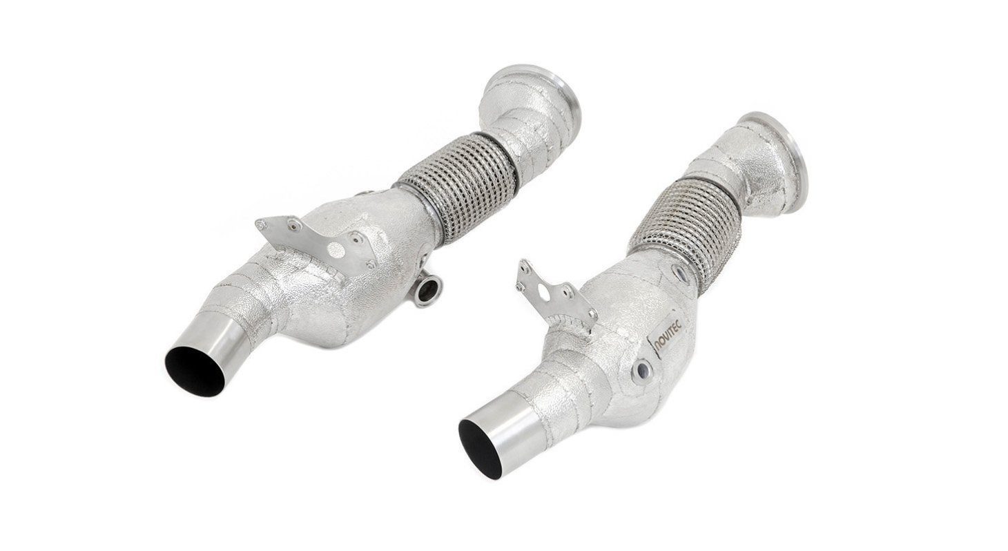 NOVITEC Ferrari 296 Sport Downpipes with Cats