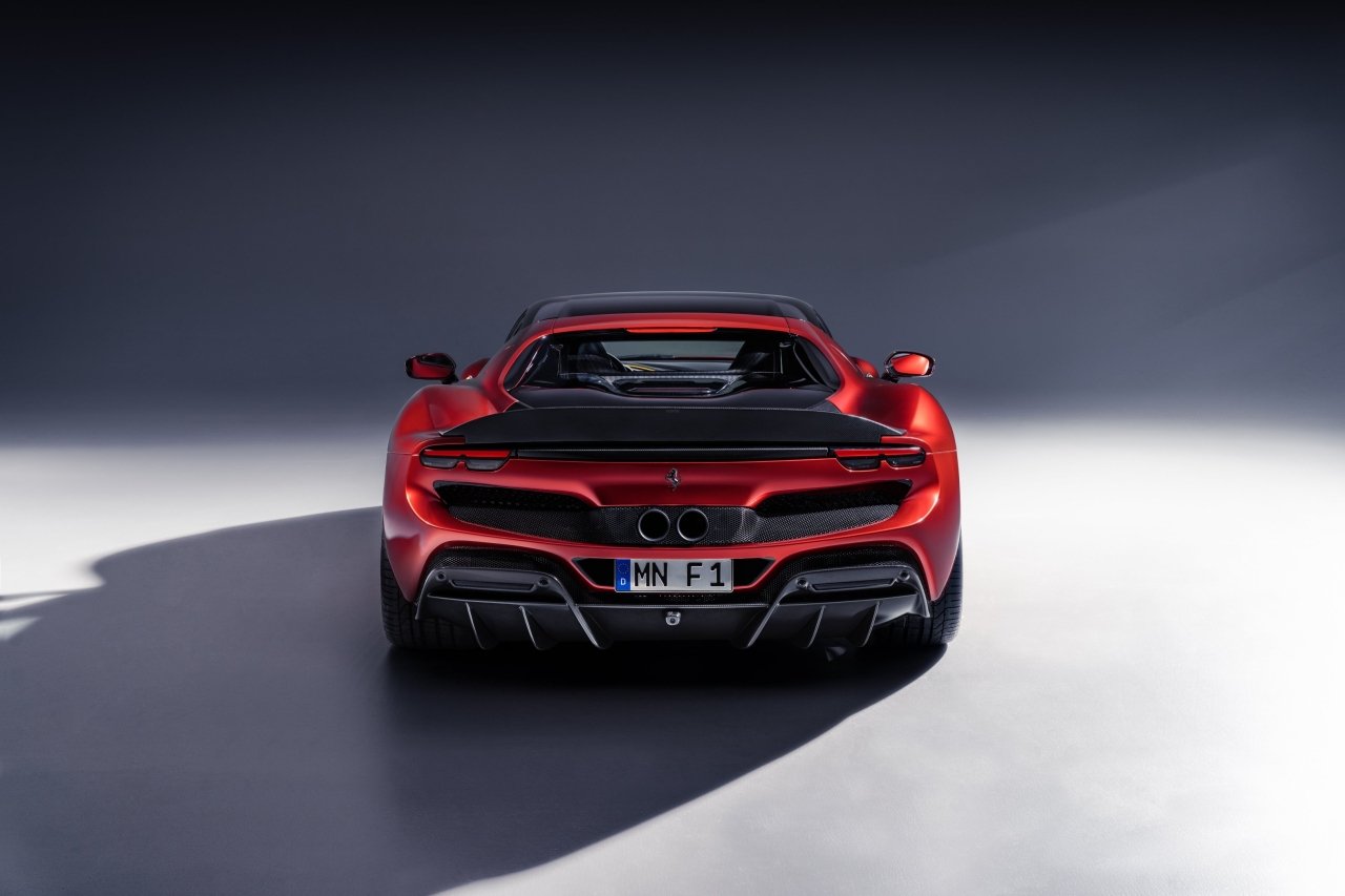 NOVITEC Carbon Rear Lip Spoiler for Ferrari 296 GTB GTS