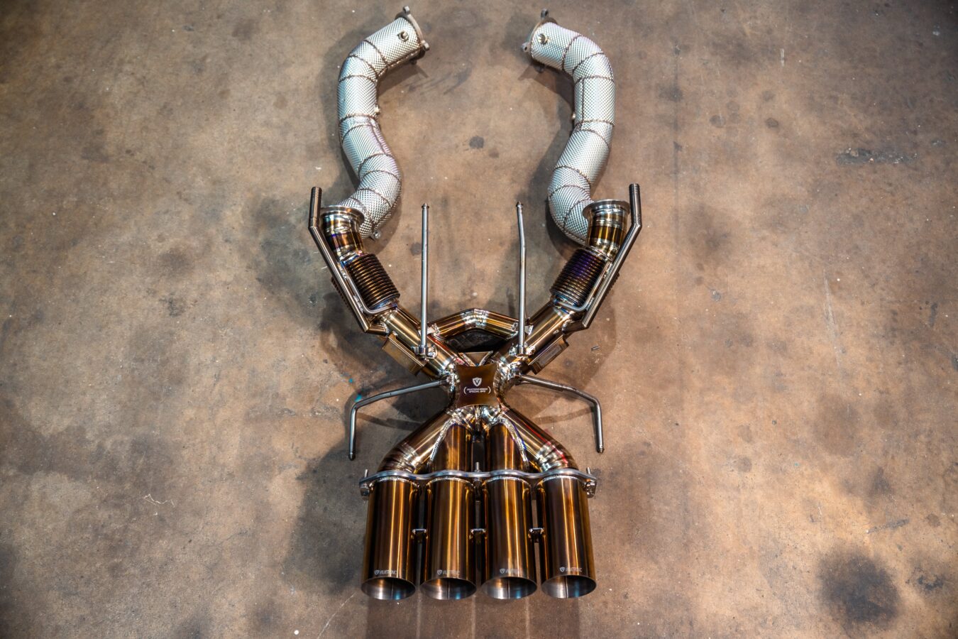 Valvetronic 765LT Exhaust Front View