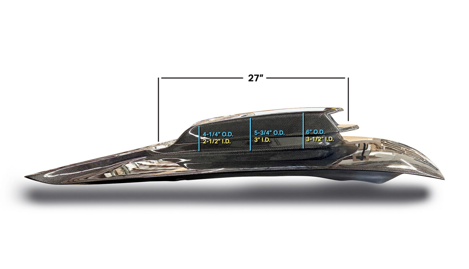 AC 2015-2023 Dodge Challenger Type-HM Carbon Fiber Hood - Image 11