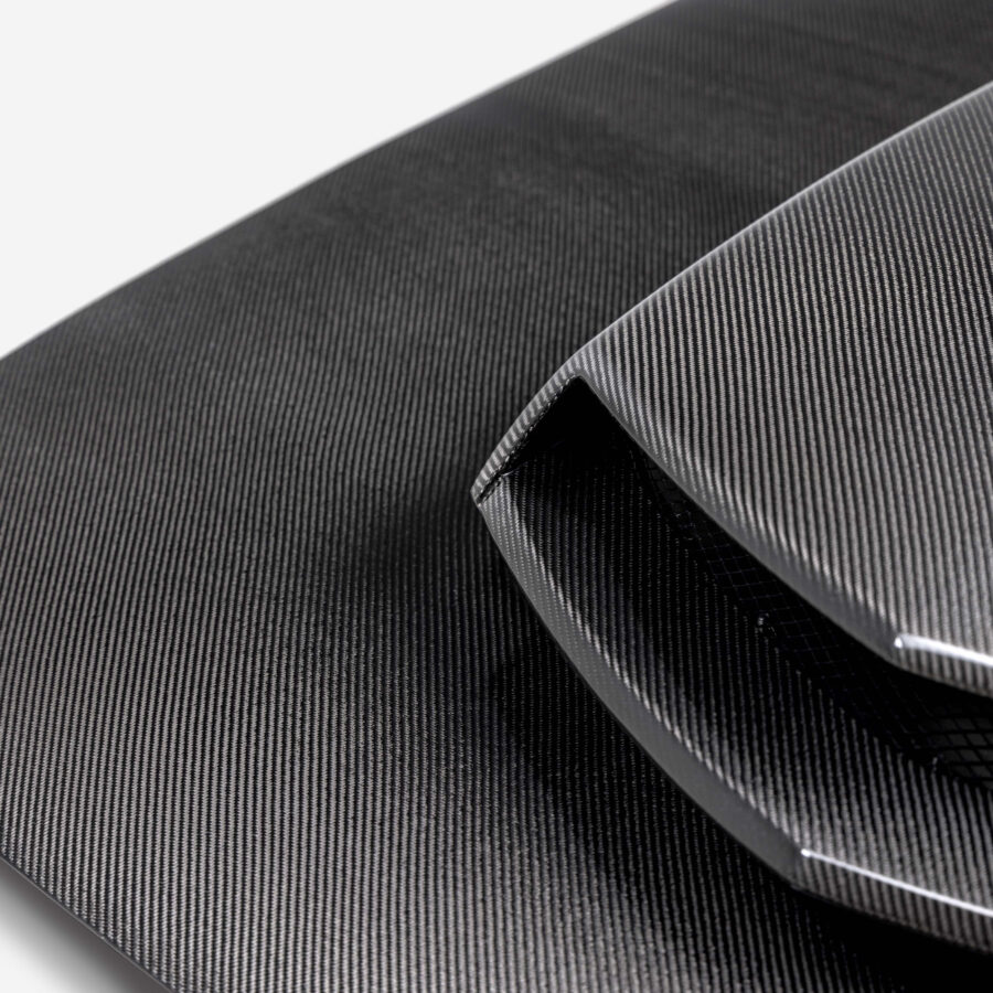 AC 2015-2023 Dodge Challenger Type-HM Carbon Fiber Hood - Image 5
