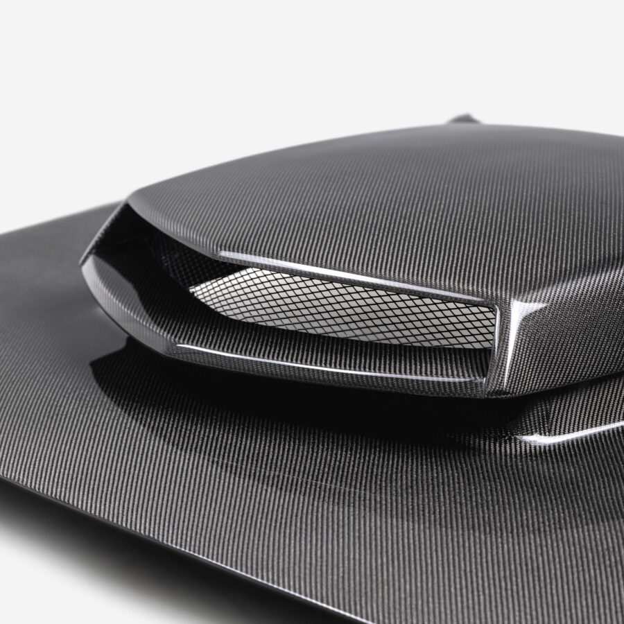 AC 2015-2023 Dodge Challenger Type-HM Carbon Fiber Hood - Image 6
