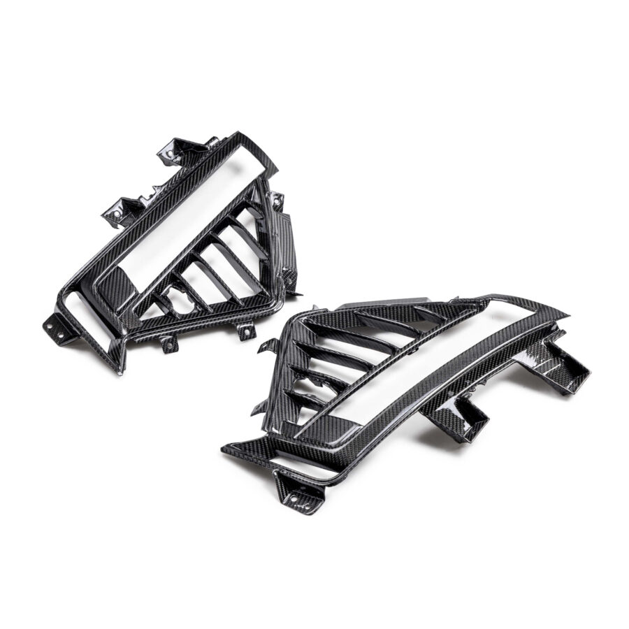 AC 2020-2024 Cadillac CT5-V Blackwing Type-OE Carbon Fiber Side Grilles - Image 5