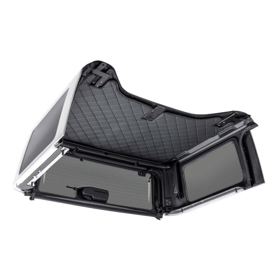 AC 2021-2024 Ford Bronco 4DR Fiberglass with White Textured Coating Hardtop - Image 4