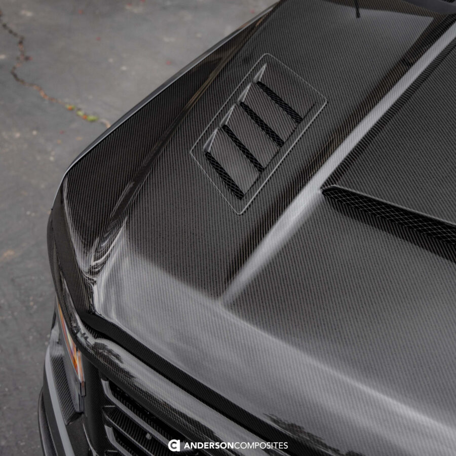 AC 2021-2026 Ford F-150 Type-AB Carbon Fiber Hood - Image 6