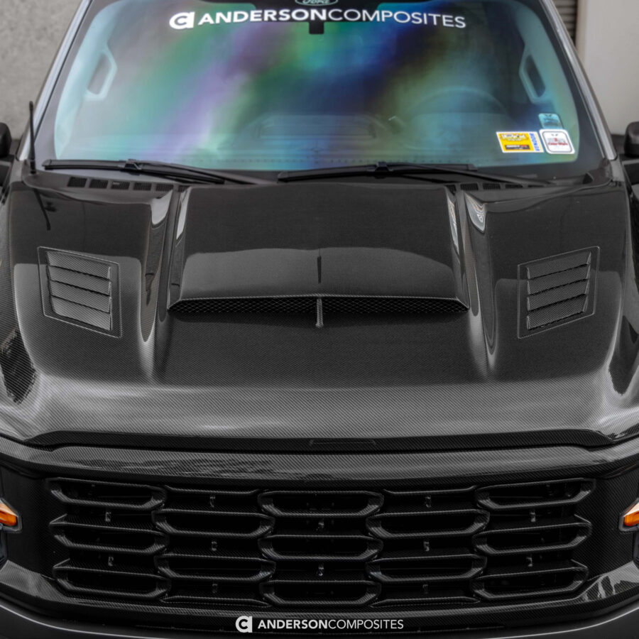 AC 2021-2026 Ford F-150 Type-AB Carbon Fiber Hood - Image 11