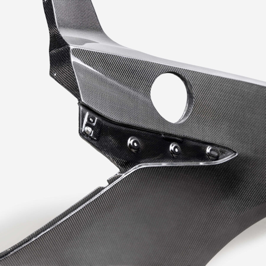 AC 2023-2026 Chevrolet C8 Z06 Carbon Fiber Rear Quarter Panel - Image 5