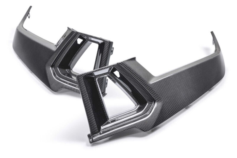 AC 2024-2026 Ford Mustang Dark Horse Carbon Fiber Headlight Surround