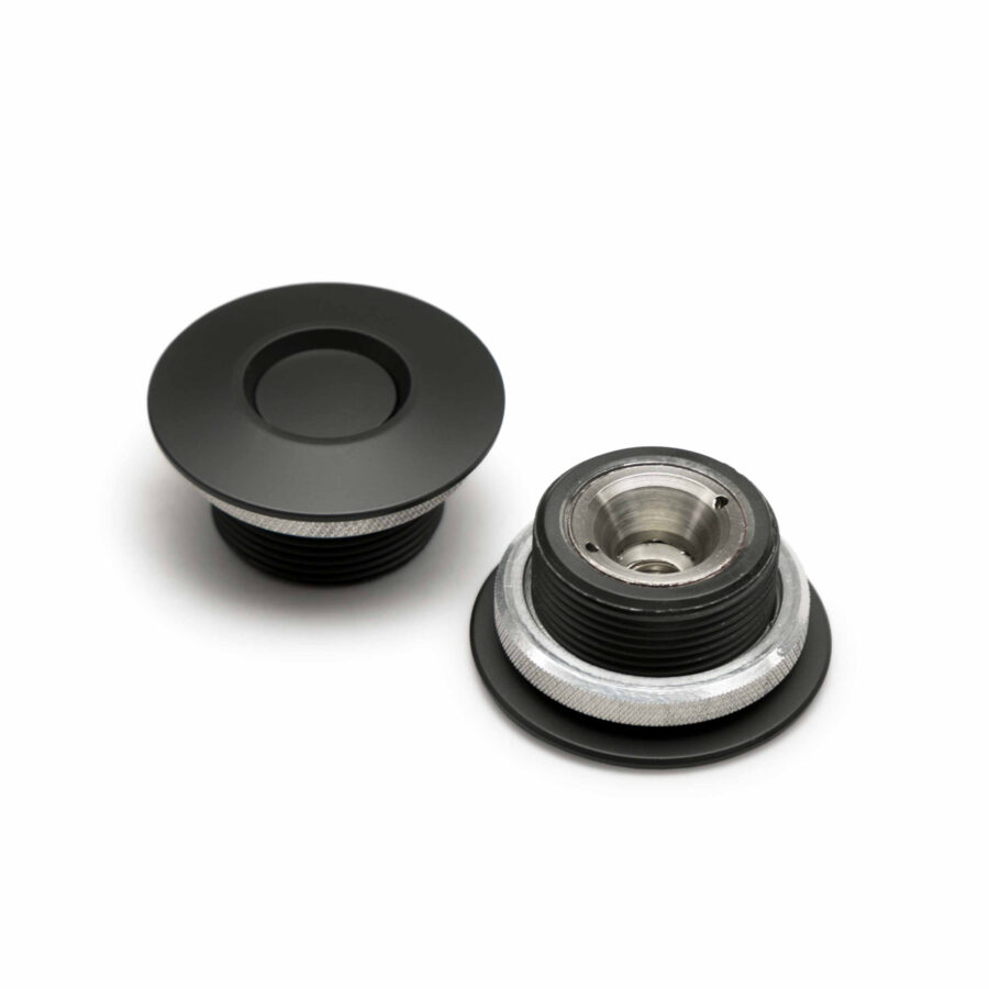 AC Quik-Latch QL38 Low Profile Hood Pin Kit - Black (1.75" DIA) - No Lock - Image 3