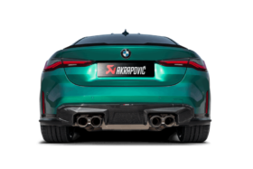 Akrapovic M3 Titanium Exhaust Angle View