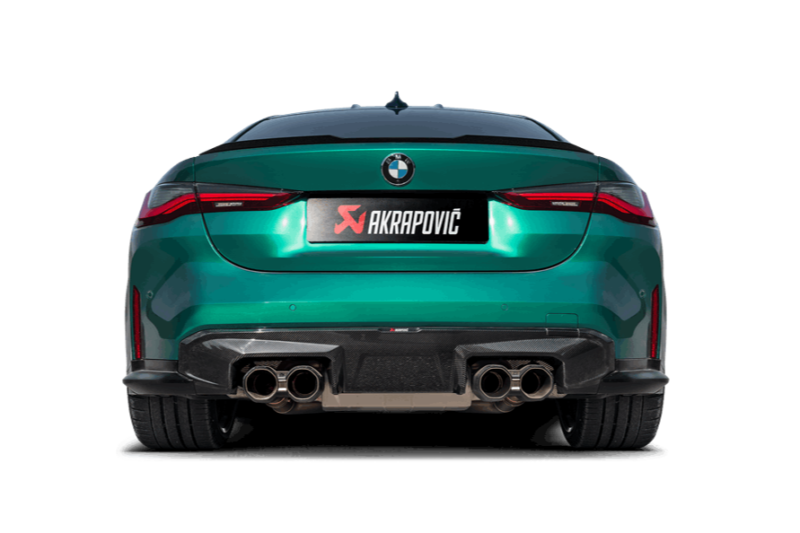 Akrapovic M4 Titanium Exhaust Angle View