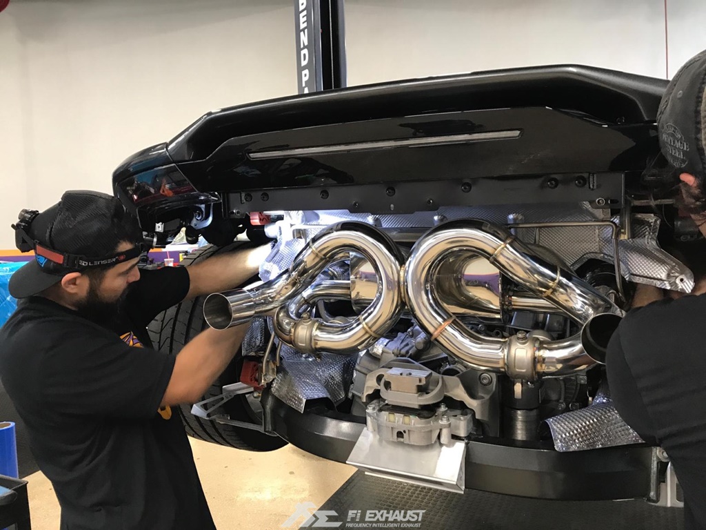 Fi Exhaust 2020-2022 Lamborghini Huracan Evo Valvetronic Exhaust System – Race Version - Image 3