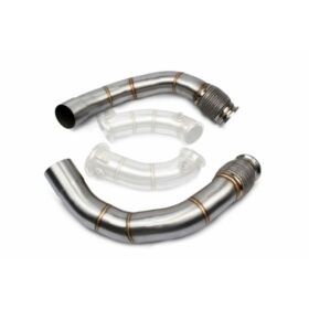 VRSF F9X M5/M8 S63R Stainless Steel Race Downpipes for BMW M5 - Image 3