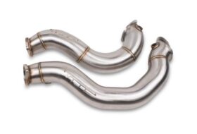 VRSF 2007 – 2010 BMW 335i / 2008 – 2012 BMW 135i 3" Cast Stainless Steel Downpipe Upgrade N54 V2