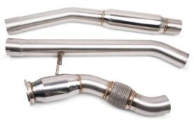 VRSF X5D & X6D E70/E71 M57 Down Pipe & Mid Pipe Combo Upgrade for BMW X Series - Image 2