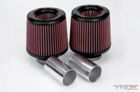 VRSF 07-10 135i, 335i, 535i, 1M & Z4 OEM Location High Flow Silicone Inlet Intake Kit N54 for BMW 3 Series - Image 2