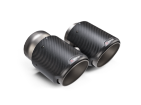 Akrapovic Akrapovič M3 / M4 Classic Round Tail Pipe Set Carbon Fiber for BMW M3 - Image 2