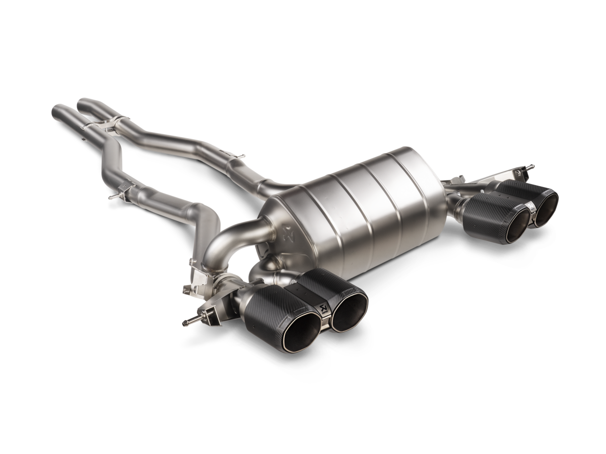 Akrapovič 2021-2026 BMW M3 / M4 Slip-On Line Titanium Exhaust System (Req. Tail Pipe Set)