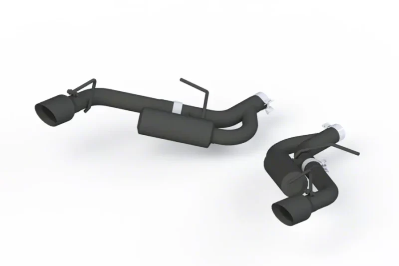 MBRP 2016-2024 Chevrolet Camaro V6 Armor BLK Axle-Back Exhaust – Black Ceramic Tips