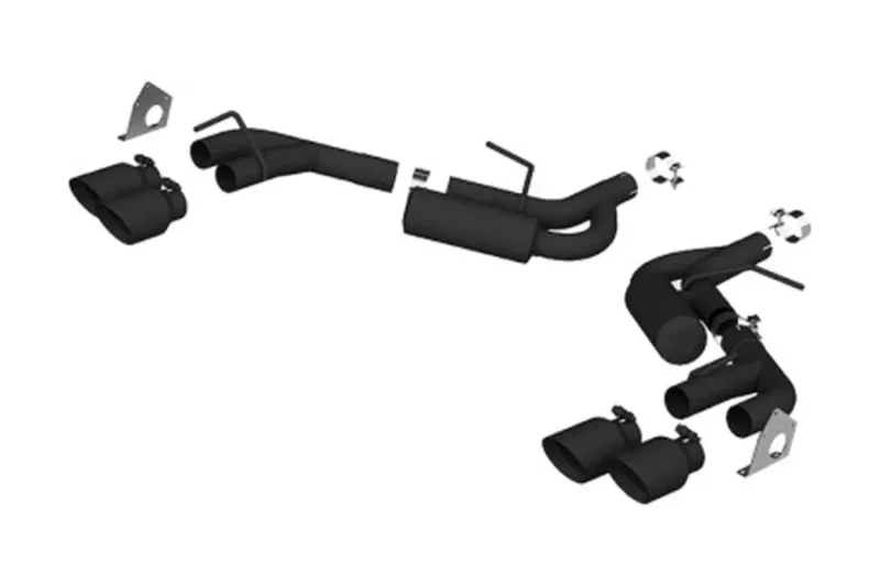 MBRP 2016-2024 Chevrolet Camaro V6 Armor BLK Axle-Back Exhaust Black Ceramic Tips