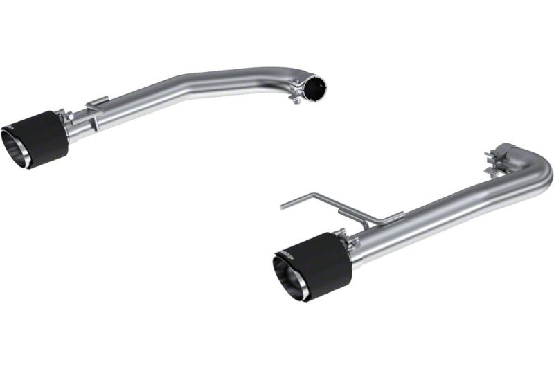 MBRP 2015-2023 Ford Mustang EcoBoost Armor Pro Carbon Fiber Tips Axle-Back Exhaust