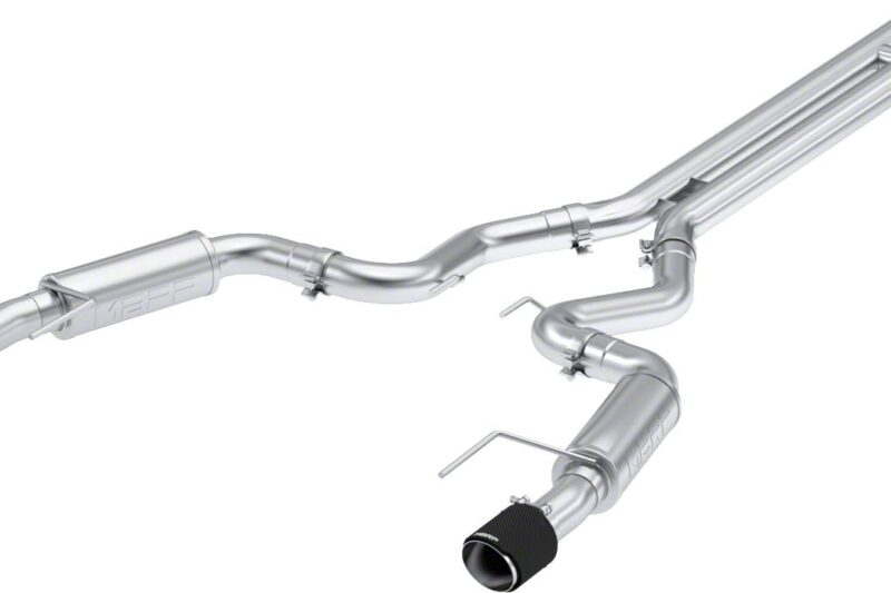 MBRP 2024-2026 Ford Mustang GT Armor Pro Cat-Back Exhaust – Carbon Fiber Tips Race Version